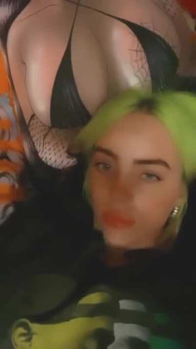 Billie via instagram stories