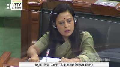 Mahua Moitra Blast's Centre Over 