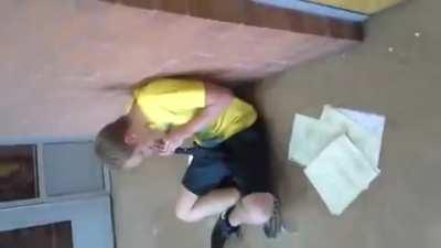 Kid breaks school Ipad and tries to repair it with more dmg