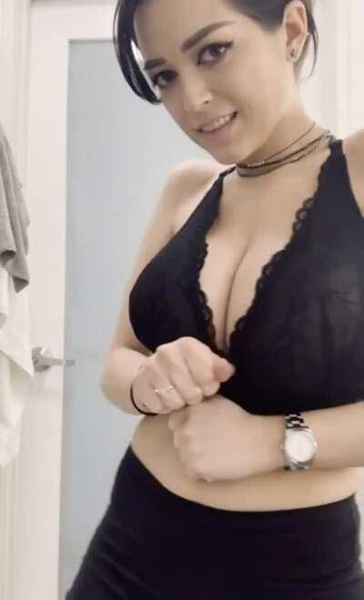 Those tits are fucking perfect 😍 ( Her Free Album In Comments )