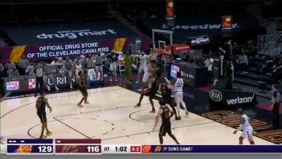 [Highlight] Cam Johnson with a reverse throwdown on Jarrett Allen