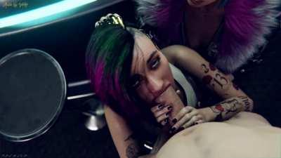 Evelyn teaching Judy the ropes (Sound Update) (Madruga) [Cyberpunk 2077]