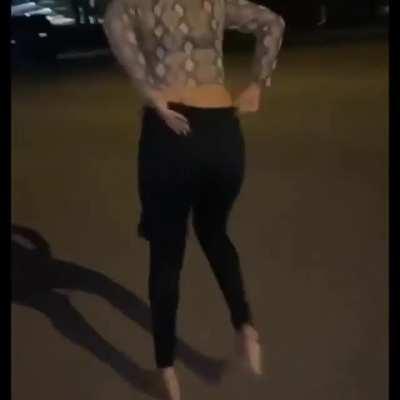 Looks like she made it home