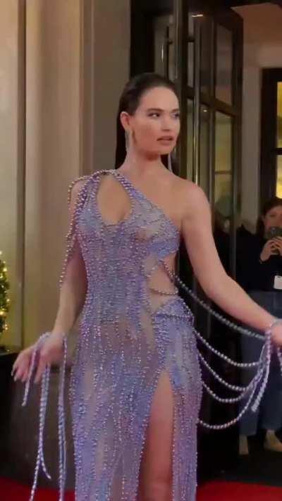 Blue dress for the Met Gala (2022)