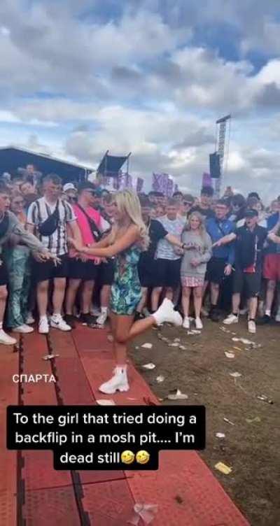 Hmc while I try to do a back flip