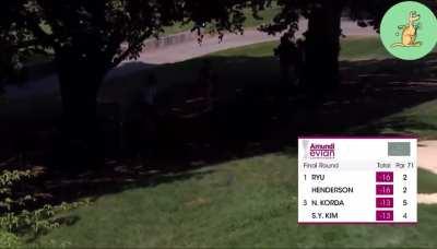 Woman commits cardinal sin by picking up playerâs golf ball