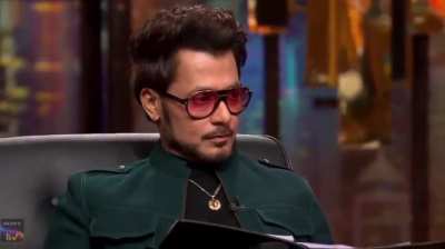 Bro Aman Gupta is feeling insecure when Viraj Bahl is offering that guy 😂 (look at his face)