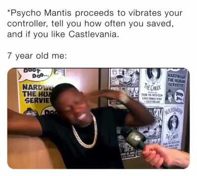 Not to mention his theme song was pretty creepy.