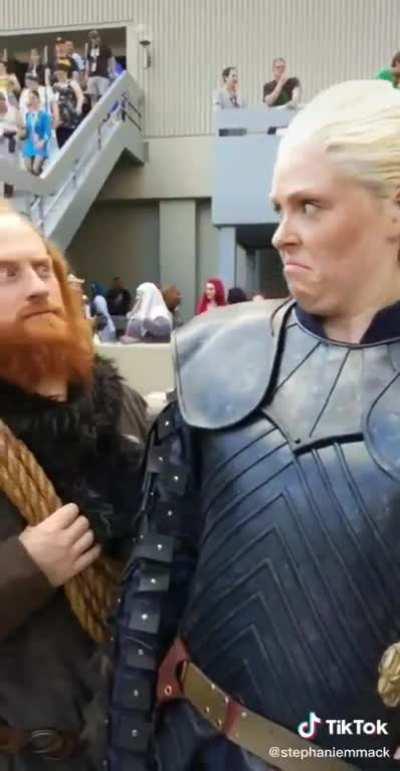 Is the big woman still here?