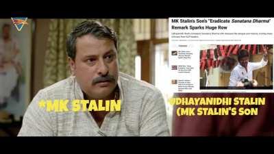 Tutorial by Udhayanidhi Stalin : How to offend 80% of a Country's Population.