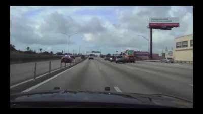 Crazy Multi-Vehicle Crash During Police Chase
