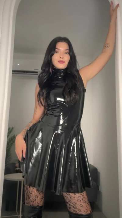 hey you wanna see what im hiding under this skirt