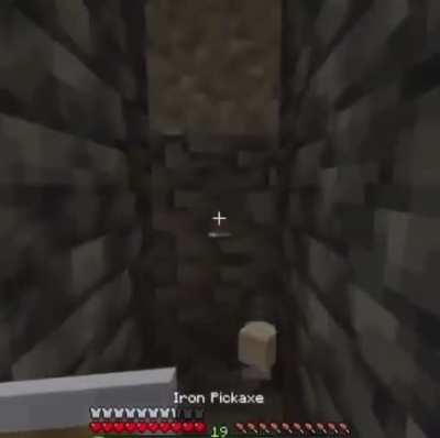 Sisyphus in Minecraft