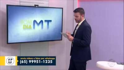 Just another “normal day” in the Brazilian’s television! 😂😂