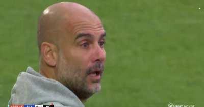 Pep Guardiola Reaction Ederson's Chest Control