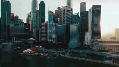 Just wanna share my aerial film of Marina Bay which i took yesterday