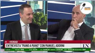 El vocero Manuel Adorni contra la opereta de prensa de Verbitsky