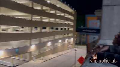 Strapping Majestynasty in a open car garage👀🚗