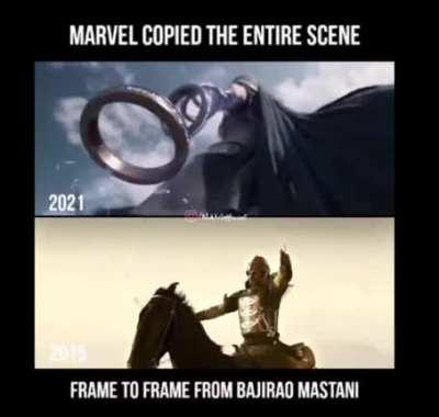 recently found this .... this scene from Shang Chi was exact replica of Bajirao Mastani ??? Thoughts