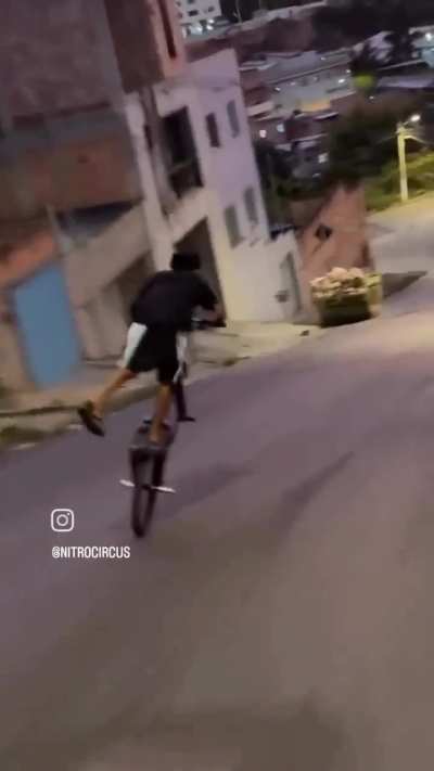 While you try to do wheelies, a random kid in Brazil will be like: