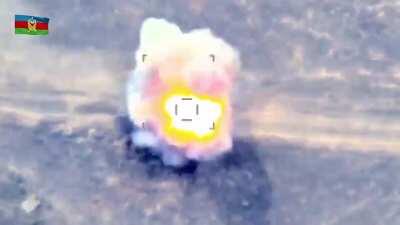 A new video showing Azerbaijani drones (probably Turkish Bayraktar) bombing Armenian vehicles and so on