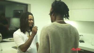 i love how geeked up carti was, you can tell he really looked up to fredo