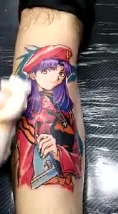 Tattoo - Misato by Sadamoto