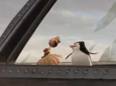 The Penguins of Madagascar land The Invisible Hand