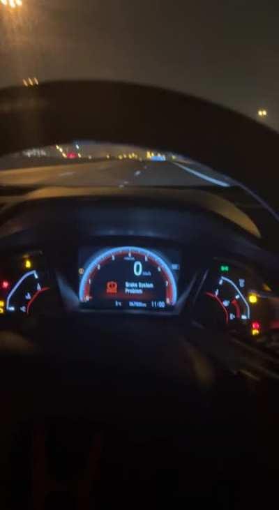 Was driving down the highway and this happened.