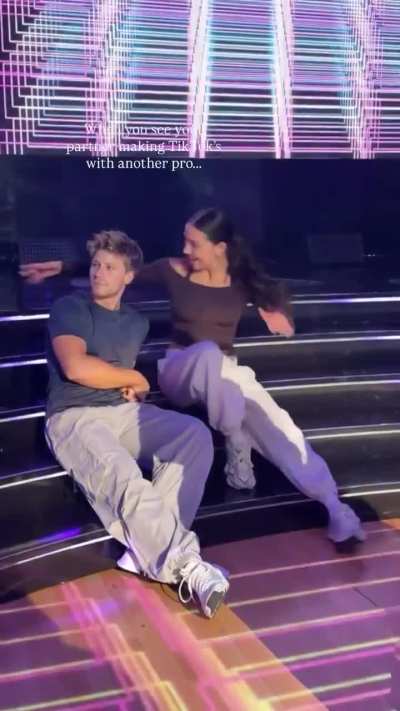 when you see your partner making tiktoks with another pro .. hahah witney