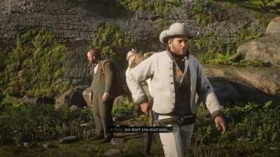 Arthur made a mistake of disarming Jim 