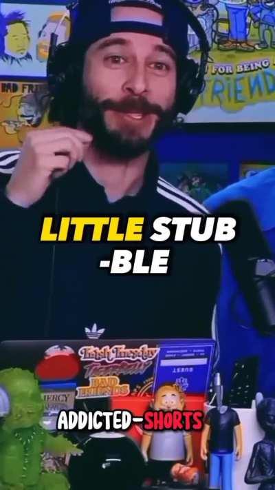 Does he really not know? 