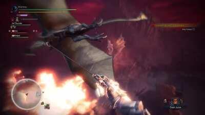 Fatalis nuke, this time with wingdrake perspective