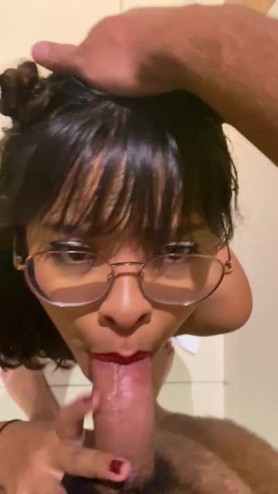 Baddie girlfriend always hungry for cock
