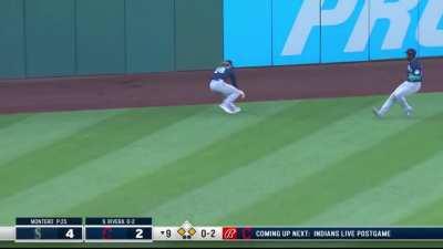 [Highlight] [Highlight] René Rivera ties the game in the ninth for the Indians with a two RBI double