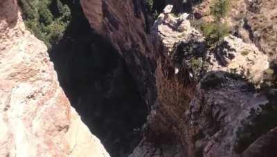 WCGW being drunk at the Grand Canyon.