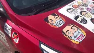 He then proceeded to enter the store with a mask on.