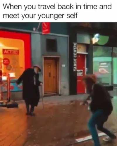 Never too old to rock and roll.