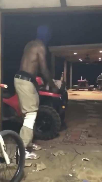 When you're trying to leave a hangout but the local crackhead decides to join