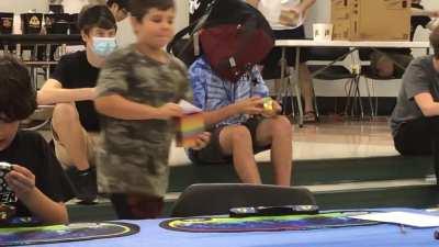 So someone I met at a comp forgot their blindfold…