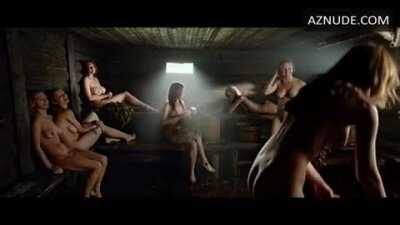 Ekaterina Vilkova, Kristina Asmus, Agniya Kuznetsova, Sofya Lebedeva, and Evgeniya Malakhova in The Dawns Here Are Quiet