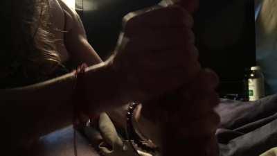 Love the feeling of two handed stroking