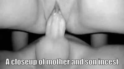 A close up of mom and son