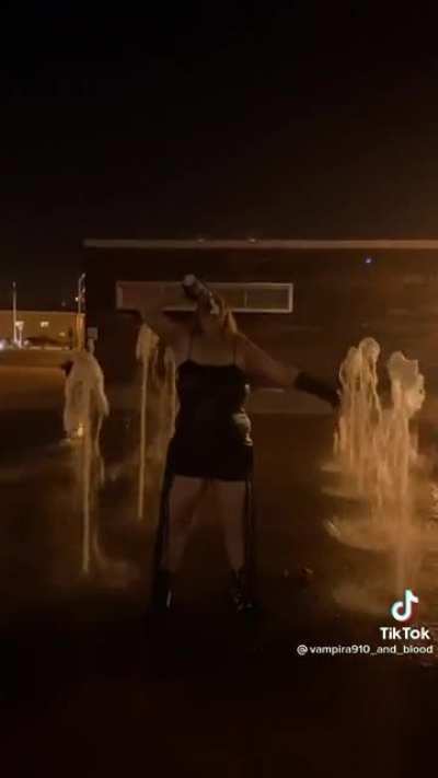 Gotta admire her confidence