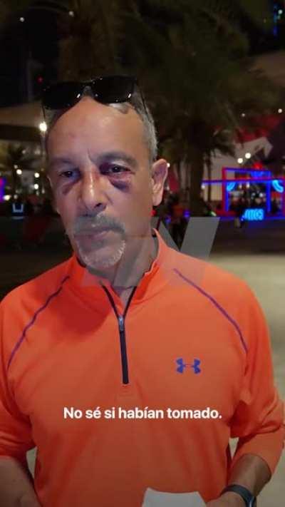 Hincha argentino relata sobre la pelea que tuvo con hinchas mexicanos