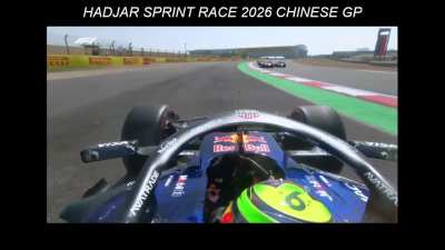 Hadjar sprint onboard