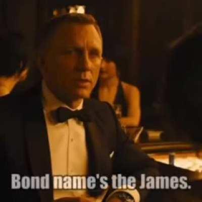 James bond has a stroke