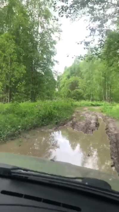 Tried to reach remote forest rapids