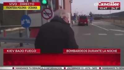 Chiche Gelblung fue para ñresenciar la guerra de Ucrania y Rusia, y no lo dejaron entrar