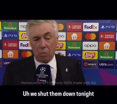 Don Carlo post match interview